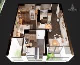 ần bán  căn hộ 2 phòng ngủ diện tích 66 m²